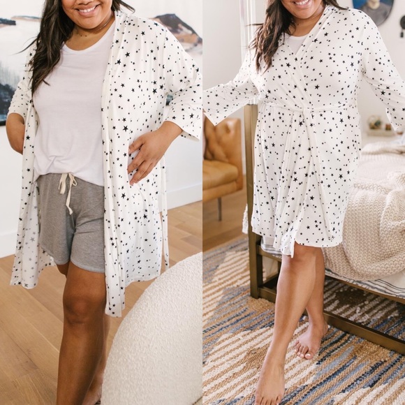 Buttery Soft Galaxy Star Robe - Picture 4 of 8